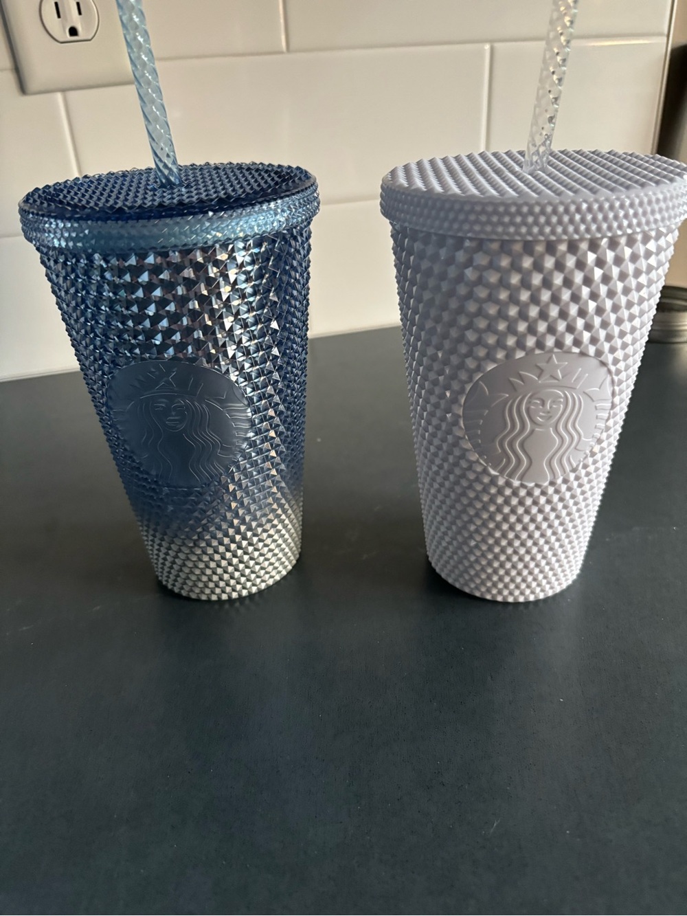 Pair Starbucks 16oz cold tumblers